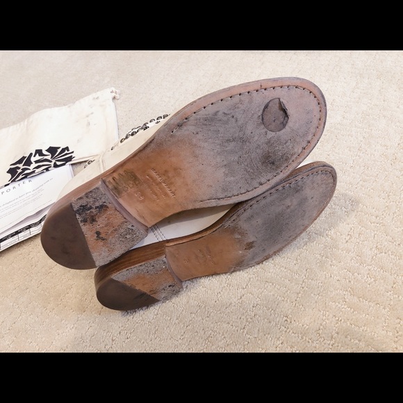 Isabel Marant Caleen White Western Ankle boot 38 - Picture 5 of 13